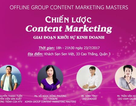 Offline Group Content Marketing Masters Tháng 7